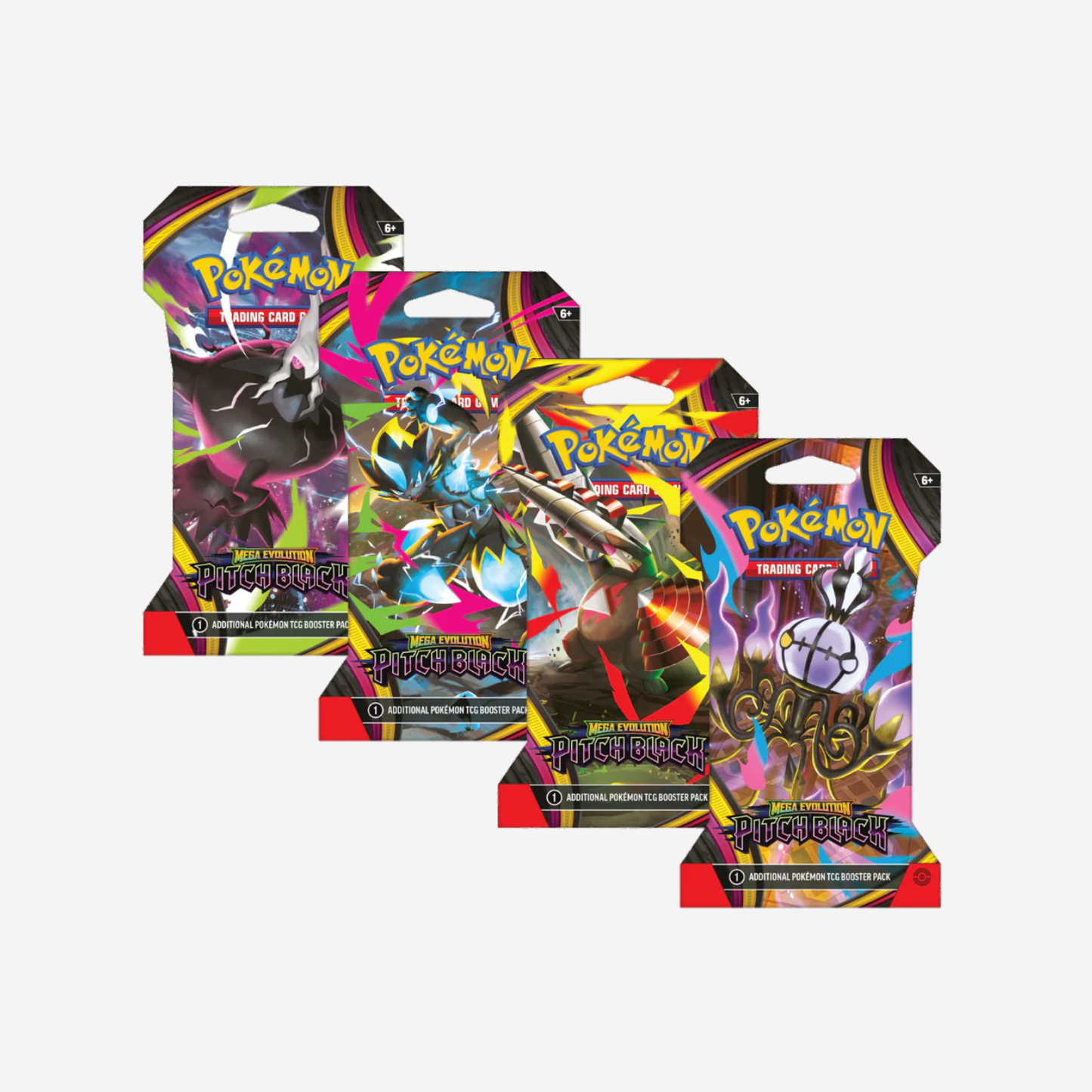 Pokemon TCG: Mega Evolution-Pitch Black 1-Pack Sleeved