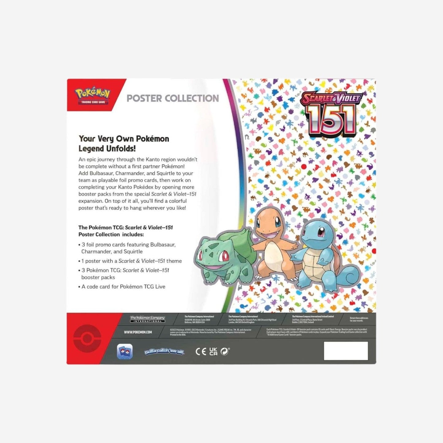 Pokemon TCG: Scarlet & Violet-151 Poster Collection