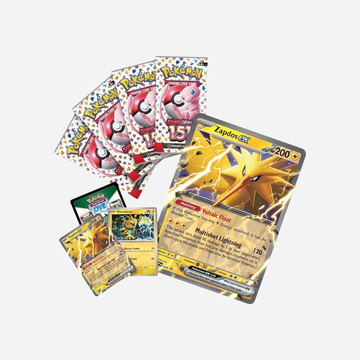 Pokemon TCG: Scarlet & Violet-151 Zapdos Ex