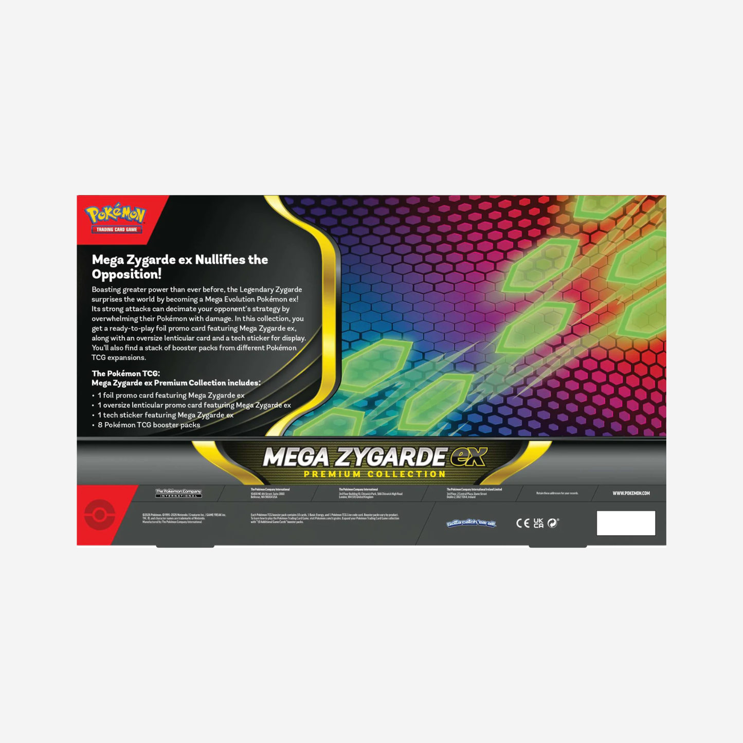 Pokemon TCG: Mega Evolution-Perfect Order Mega Zygarde ex Premium Collection