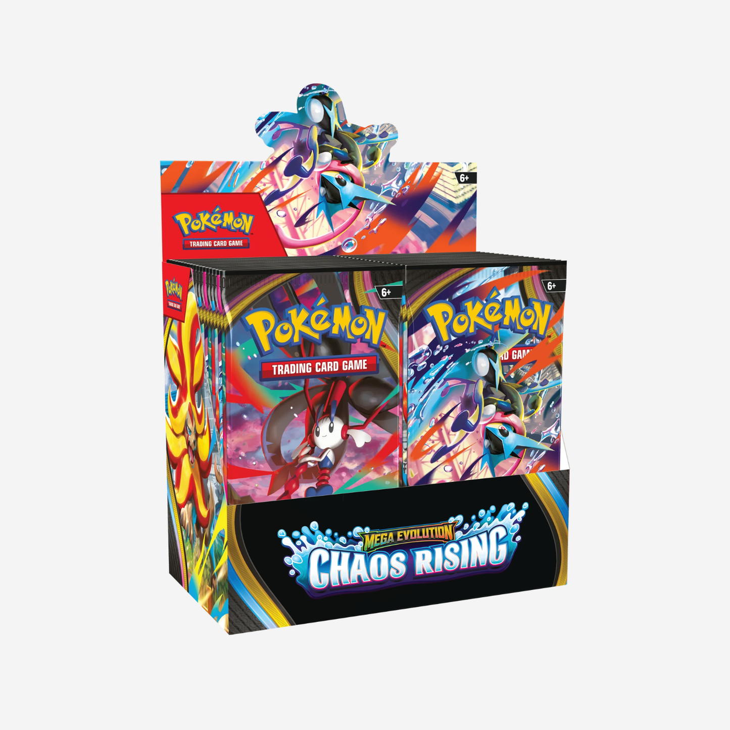 Pokemon TCG: Mega Evolution-Chaos Rising Booster Display
