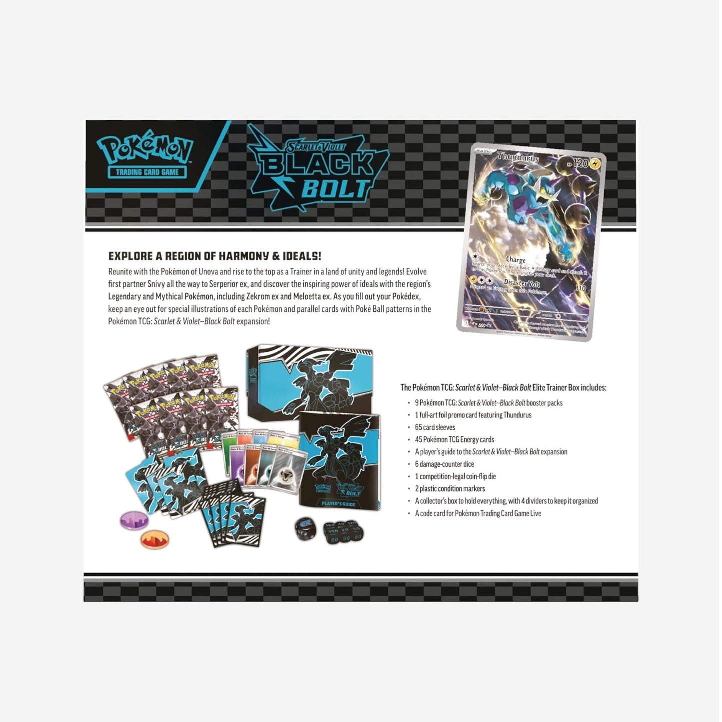 Pokemon TCG: Scarlet & Violet-Black Bolt Elite Trainer Box