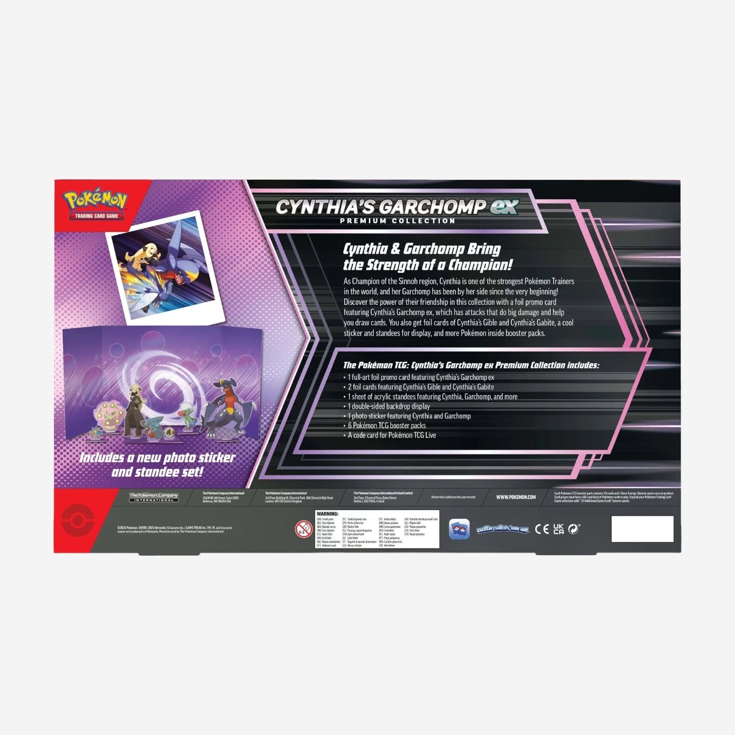 Pokemon TCG: Scarlet & Violet-Destined Rivals Cynthia's Garchomp Premium Collection