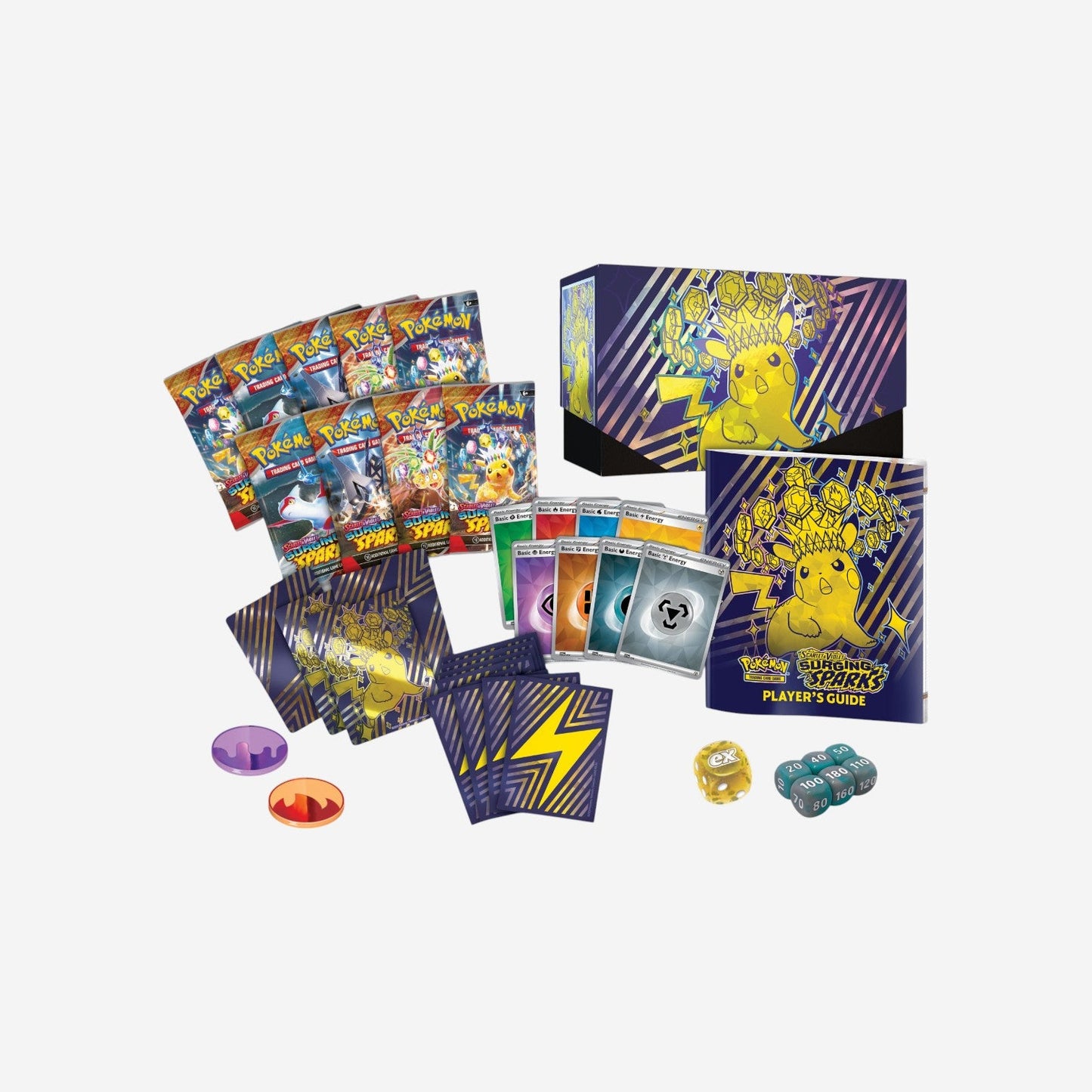 Pokemon TCG: Scarlet & Violet-Surging Sparks Elite Trainer Box