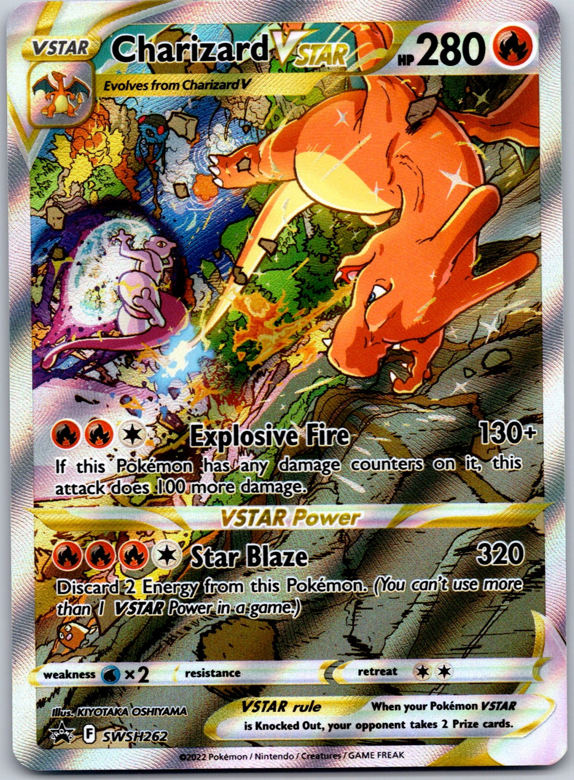 Charizard VSTAR SWSH262 SWSH: Sword & Shield Promo Cards (KIYOTAKA OSHIYAMA)
