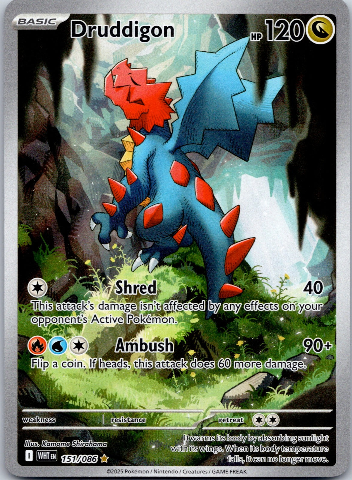 Druddigon 151/086 SV: White Flare (Kamome Shirahama)