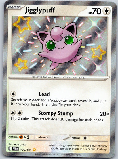 Jigglypuff 198/091 SV: Paldean Fates (Misa Tsutsui)