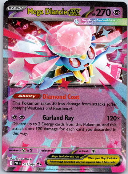 Mega Diancie ex 041/094 ME02: Phantasmal Flames (aky CG Works)