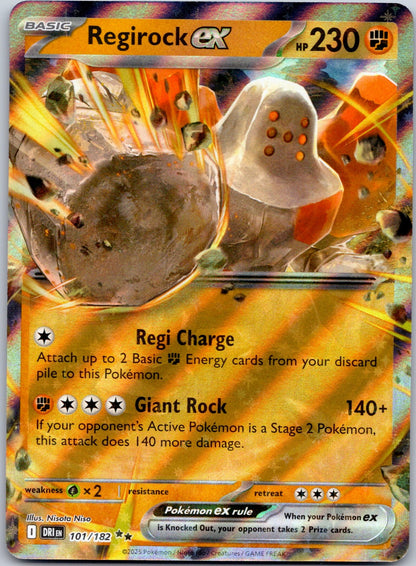 Regirock ex 101/182 SV10: Destined Rivals (Minahamu)