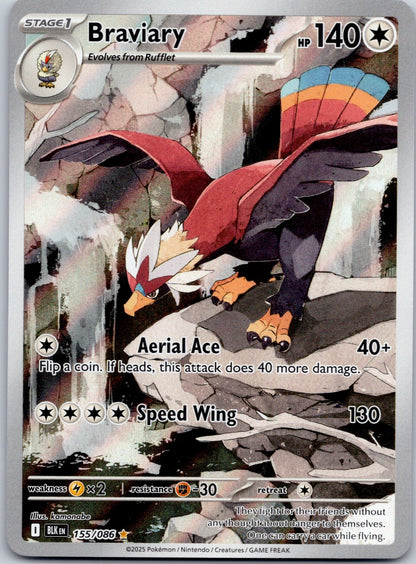 Braviary 155/086 SV: Black Bolt (kamonabe)