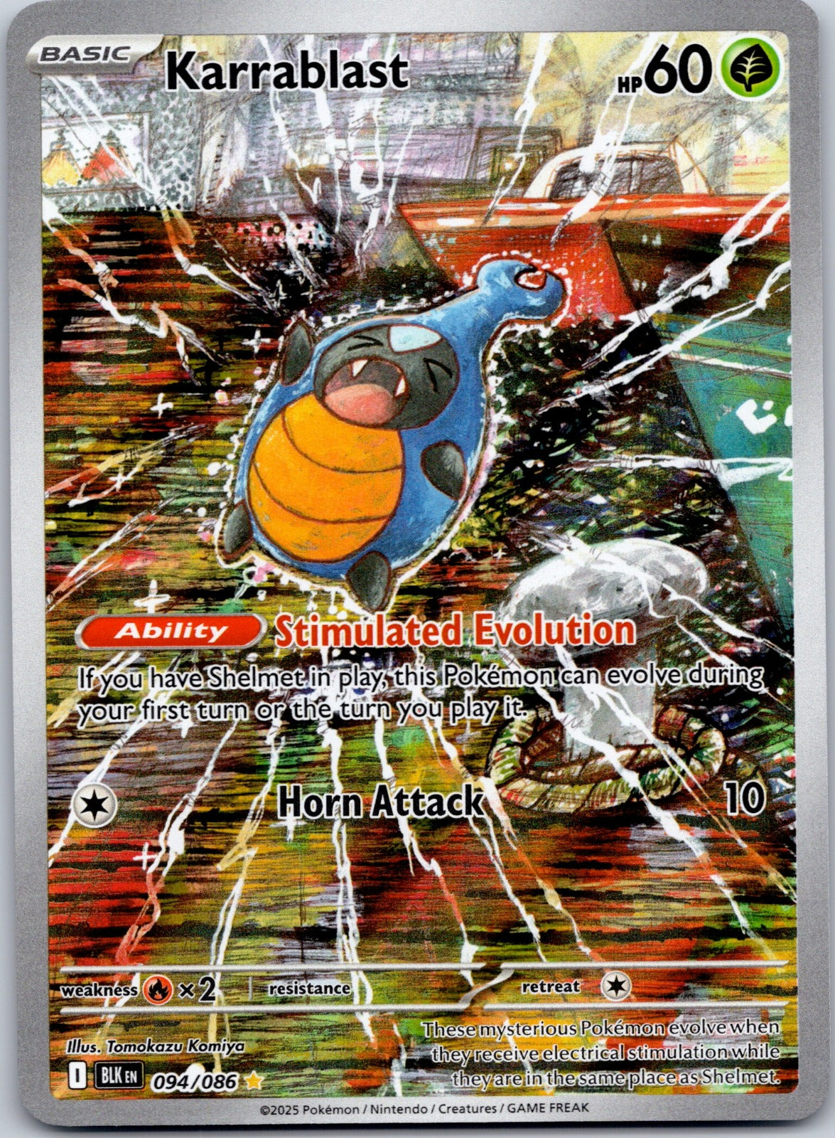 Karrablast - 094/086 SV: Black Bolt (Tomokazu Komiya)