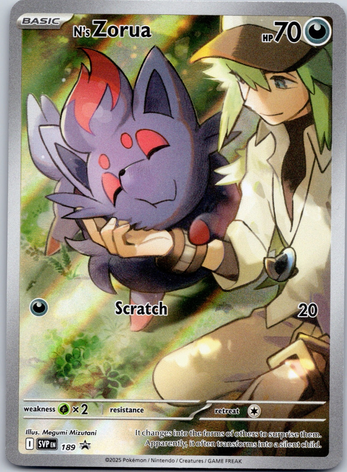 N's Zorua - 189 SV: Scarlet & Violet Promo Cards (Kouki Saitou)