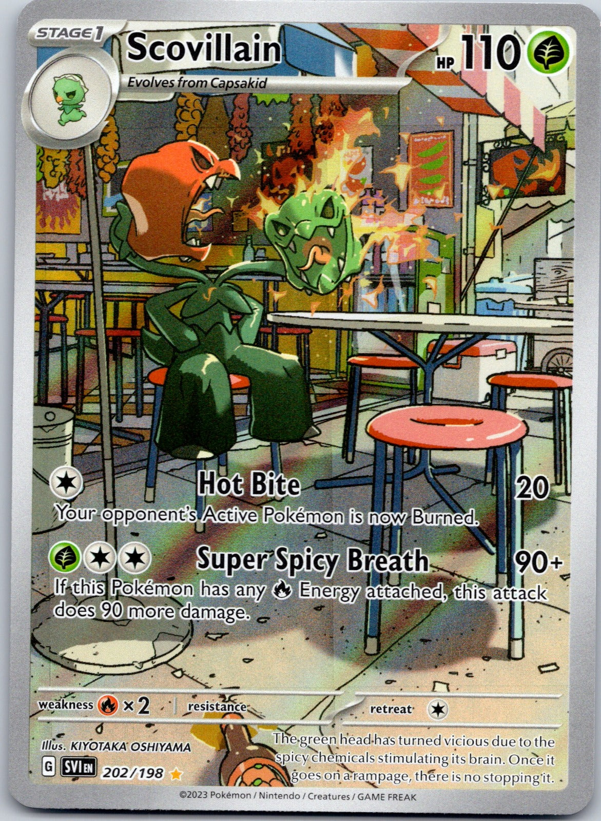 Scovillain 202/198 SV01: Scarlet & Violet Base Set (KIYOTAKA OSHIYAMA)