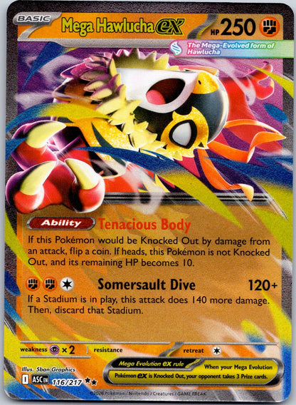 Mega Hawlucha ex 116/217 ME: Ascended Heroes (5ban Graphics)