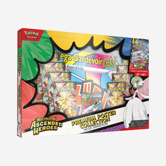Pokemon TCG: Mega Evolution-Ascended Heroes Premium Poster Collection Gardevoir
