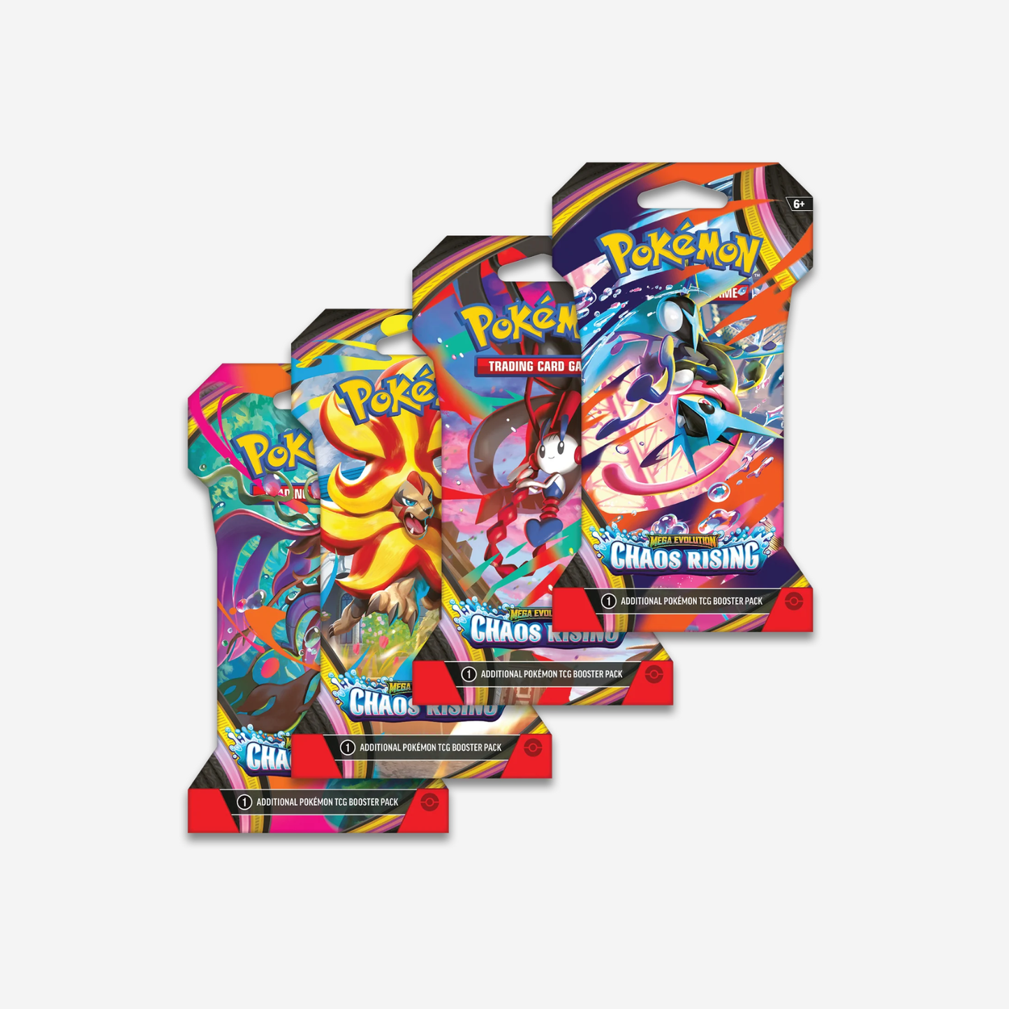 Pokemon TCG: Mega Evolution-Chaos Rising 1-Pack Sleeved