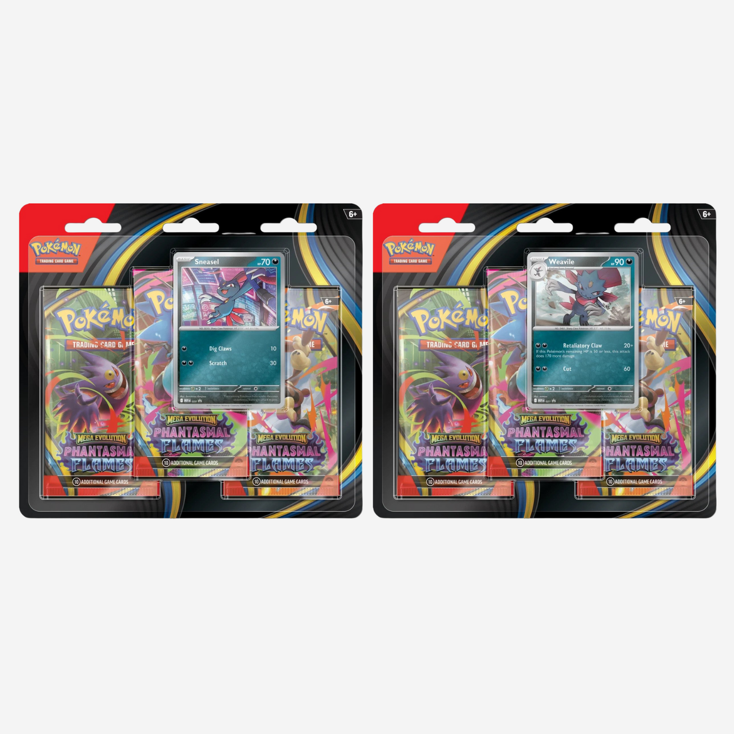 Pokemon TCG: Mega Evolution-Phantasmal Flames 3-Pack Blister Par
