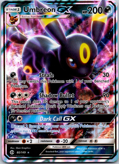 Umbreon GX 80/149 SM Base Set (5ban Graphics)