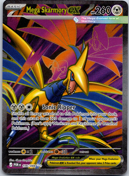 Mega Skarmory ex - 106/088 ME03: Perfect Order (5ban Graphics)