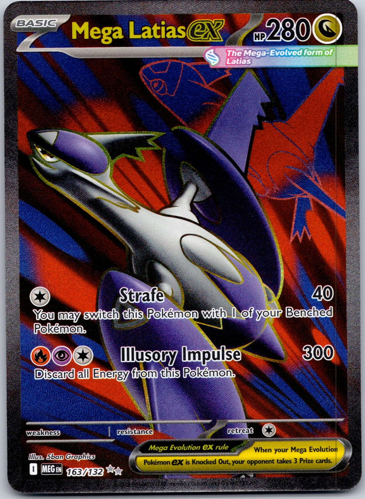 Mega Latias ex 163/132 ME01: Mega Evolution (5ban Graphics)