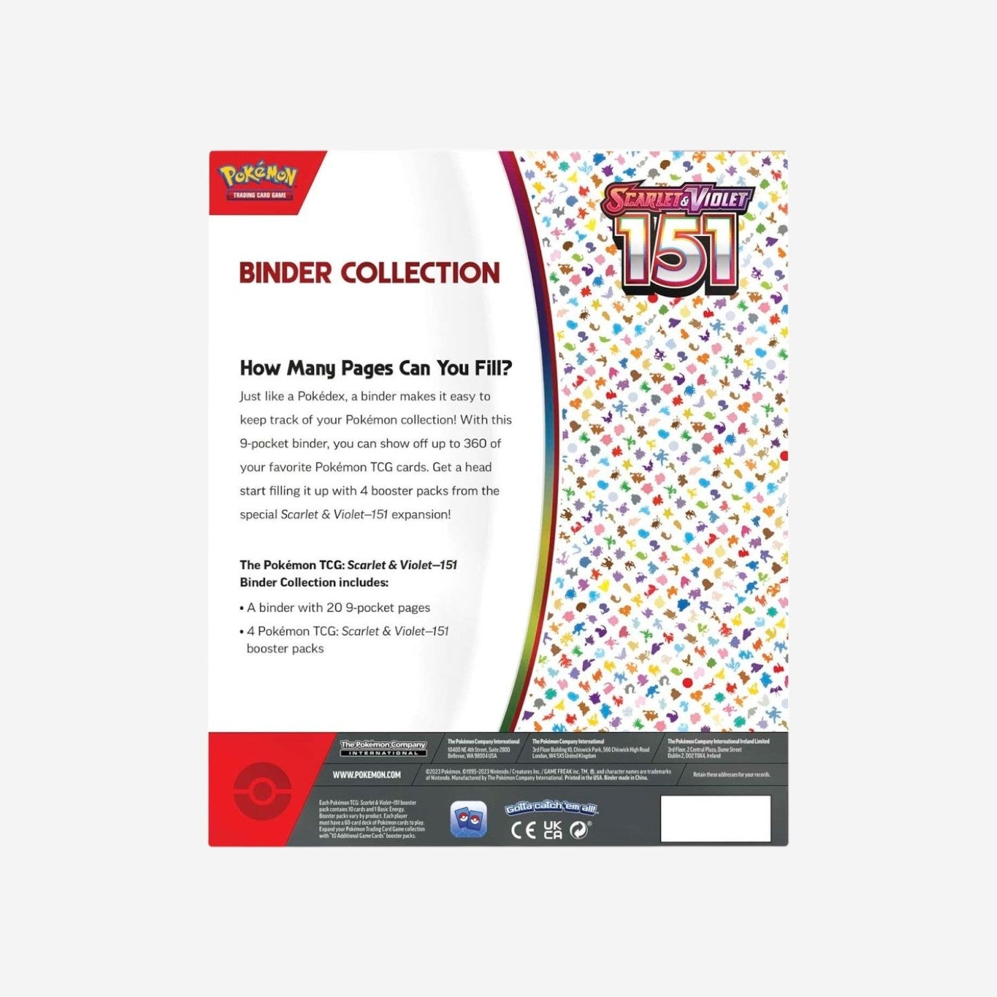 Pokemon TCG: Scarlet & Violet-151 Binder Collection