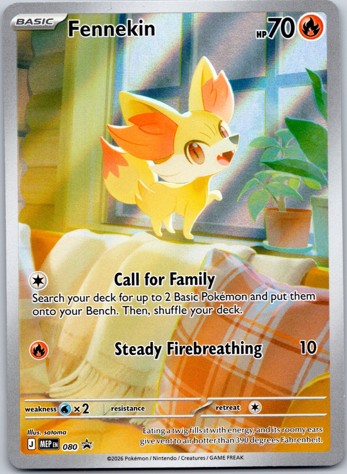 Fennekin 080 ME: Mega Evolution Promo (satoma)