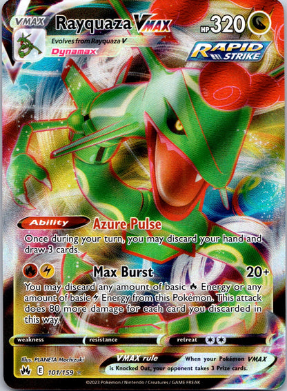 Rayquaza VMAX (101) 101/159 SWSH: Crown Zenith (PLANETA Mochizuki)