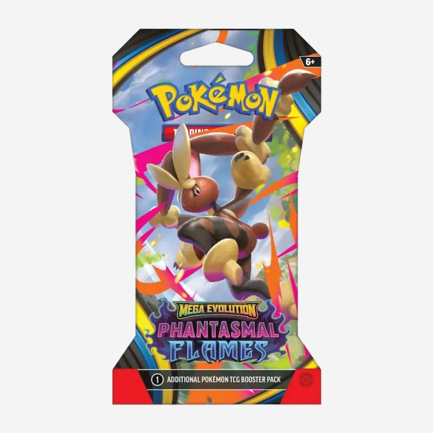 Pokemon TCG: Mega Evolution-Phantasmal Flames 1-Pack Sleeved