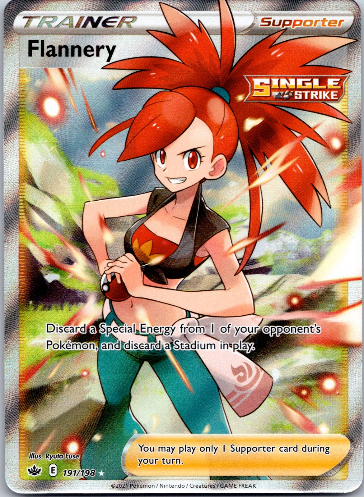 Flannery (Full Art) 191/198 SWSH06: Chilling Reign (Ryuta Fuse)