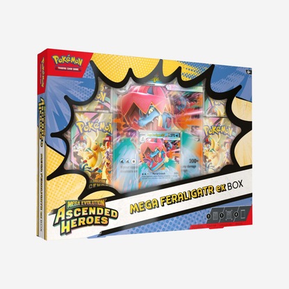 Pokemon TCG: Mega Evolution-Ascended Heroes Mega Feraligatr ex Box