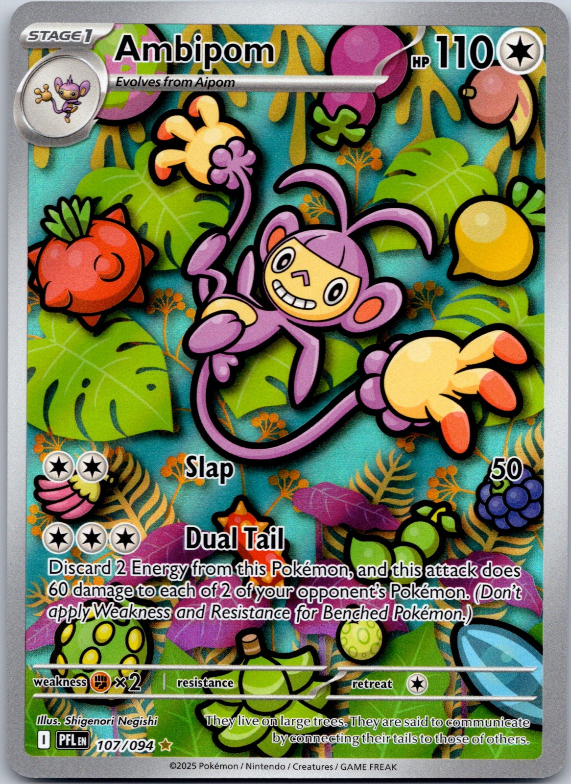 Ambipom 107/094 ME02: Phantasmal Flames (Shigenori Negishi)