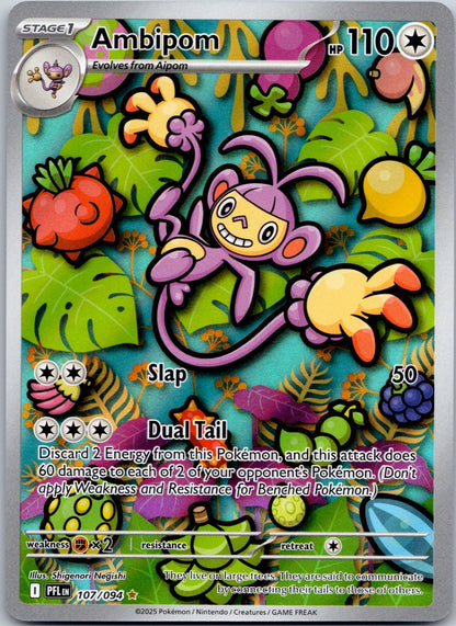 Ambipom 107/094 ME02: Phantasmal Flames (Shigenori Negishi)