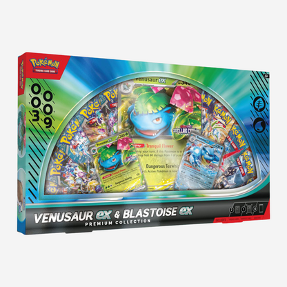 Pokemon TCG: Scarlet & Violet - Venusaur ex & Blastoise ex Premum Collection