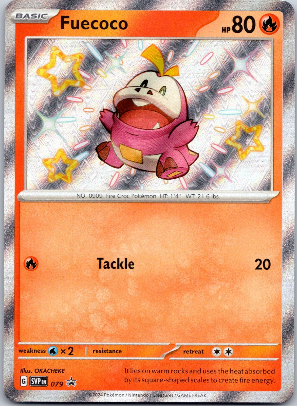 Fuecoco 079 SV: Scarlet & Violet Promo Cards (Akira Komayama)