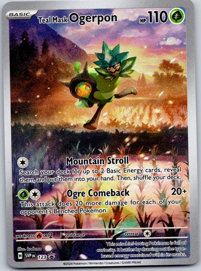 Teal Mask Ogerpon 123 SV: Scarlet & Violet Promo Cards (kodama)