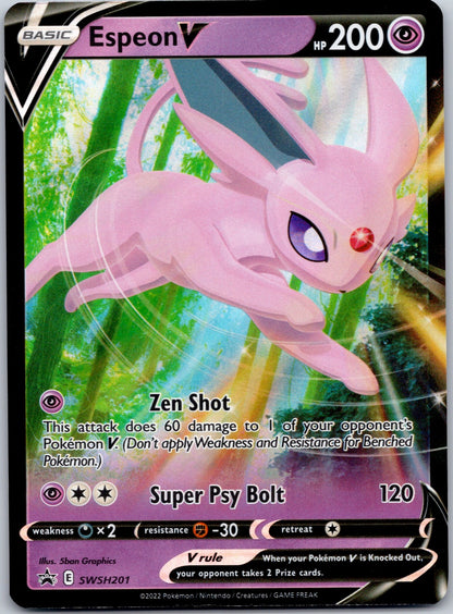 Espeon V - SWSH201 SWSH: Sword & Shield Promo Cards (5ban Graphics)