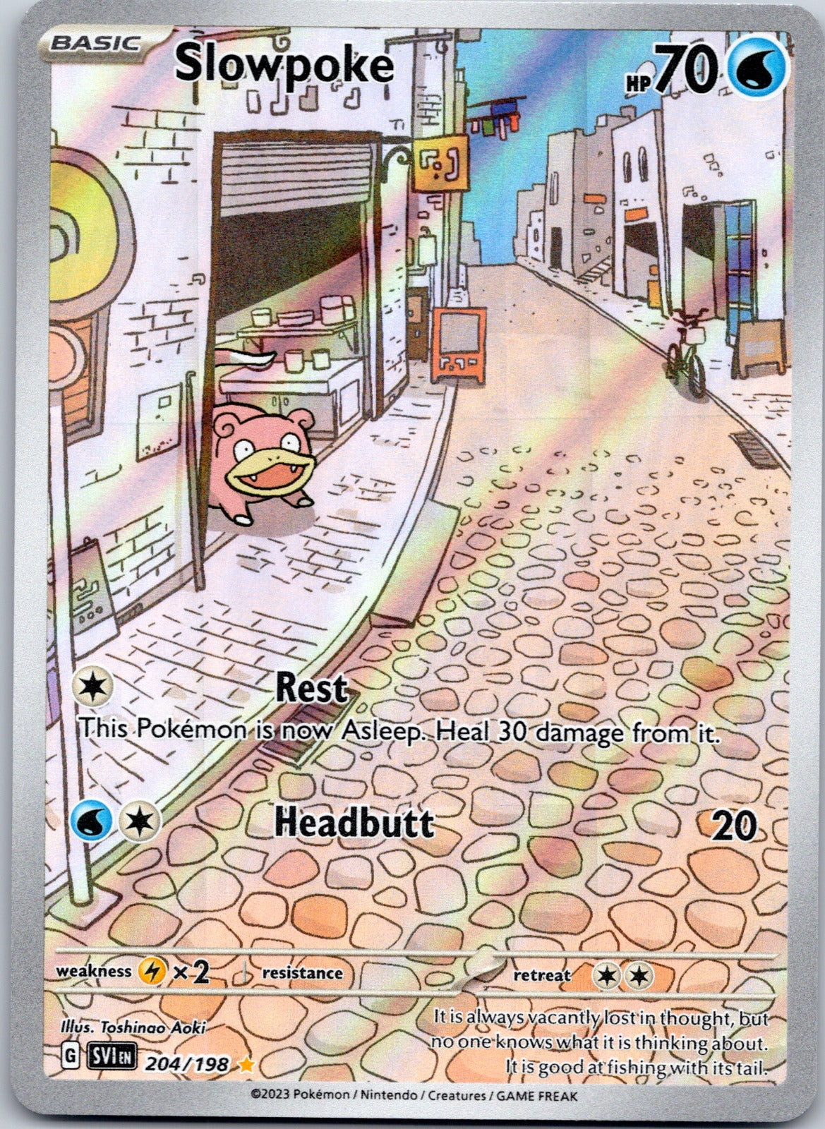 Slowpoke 204/198 SV01: Scarlet & Violet Base Set (Toshinao Aoki)