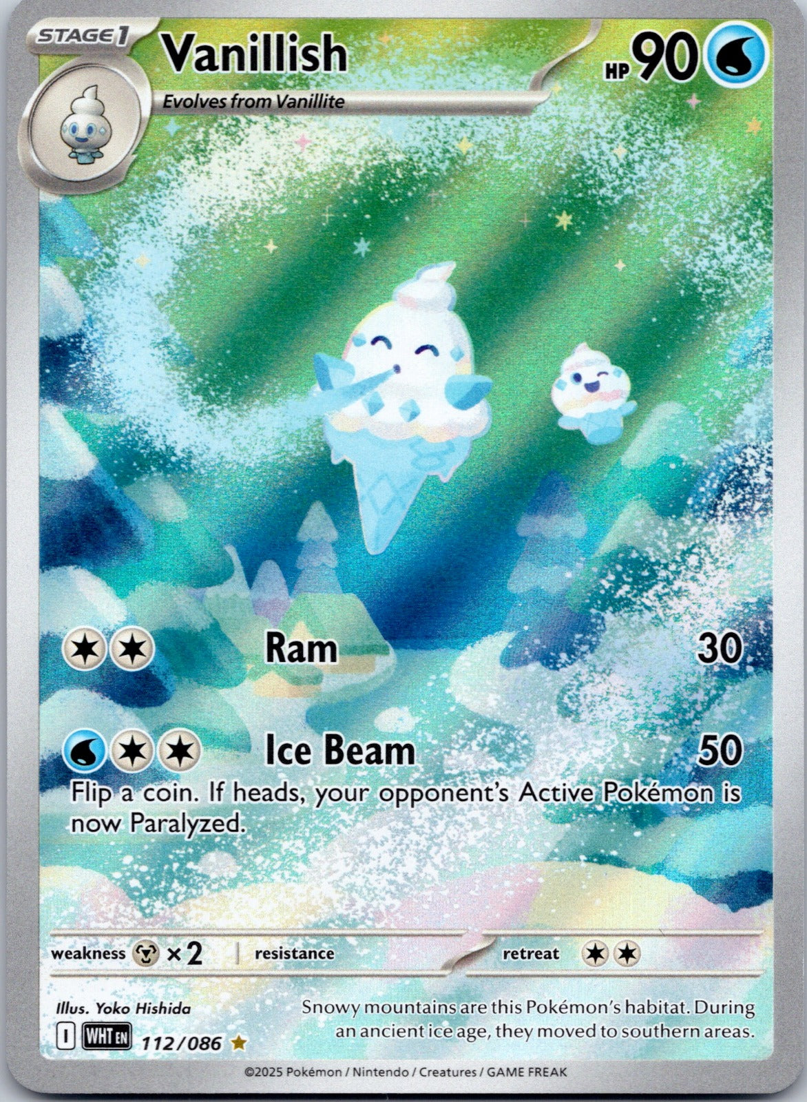 Vanillish 112/086 SV: White Flare (Yoko Hishida)