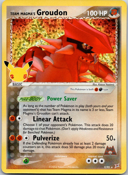 Team Magma's Groudon 9/95 Celebrations: Classic Collection (Kazuo Yazawa)