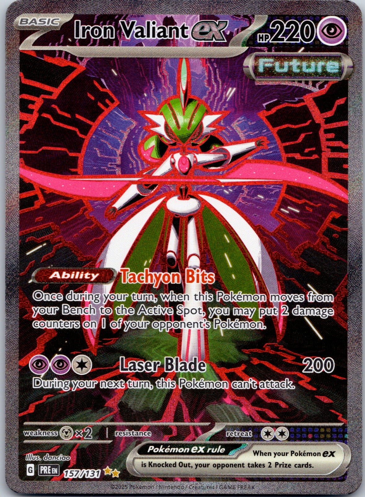 Iron Valiant ex 157/131 SV: Prismatic Evolutions (danciao)