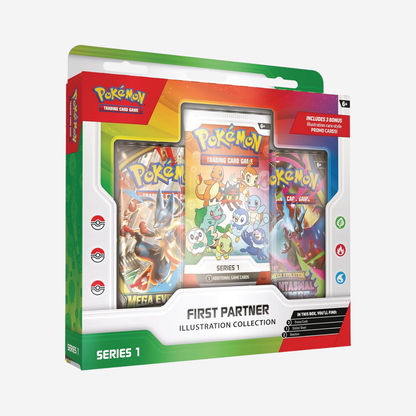 Pokemon TCG: Mega Evolution-First Partner Illustration Collection Series 1