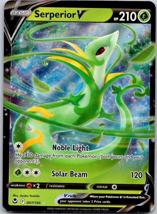 Serperior V 007/195 SWSH12: Silver Tempest (Ayaka Yoshida)