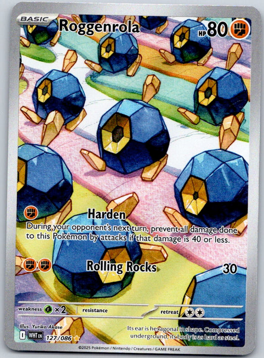 Roggenrola 127/086 SV: White Flare (Yuriko Akase)
