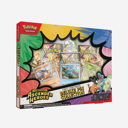 Pokemon TCG: Mega Evolution-Ascended Heroes First Partners Deluxe Pin Collection