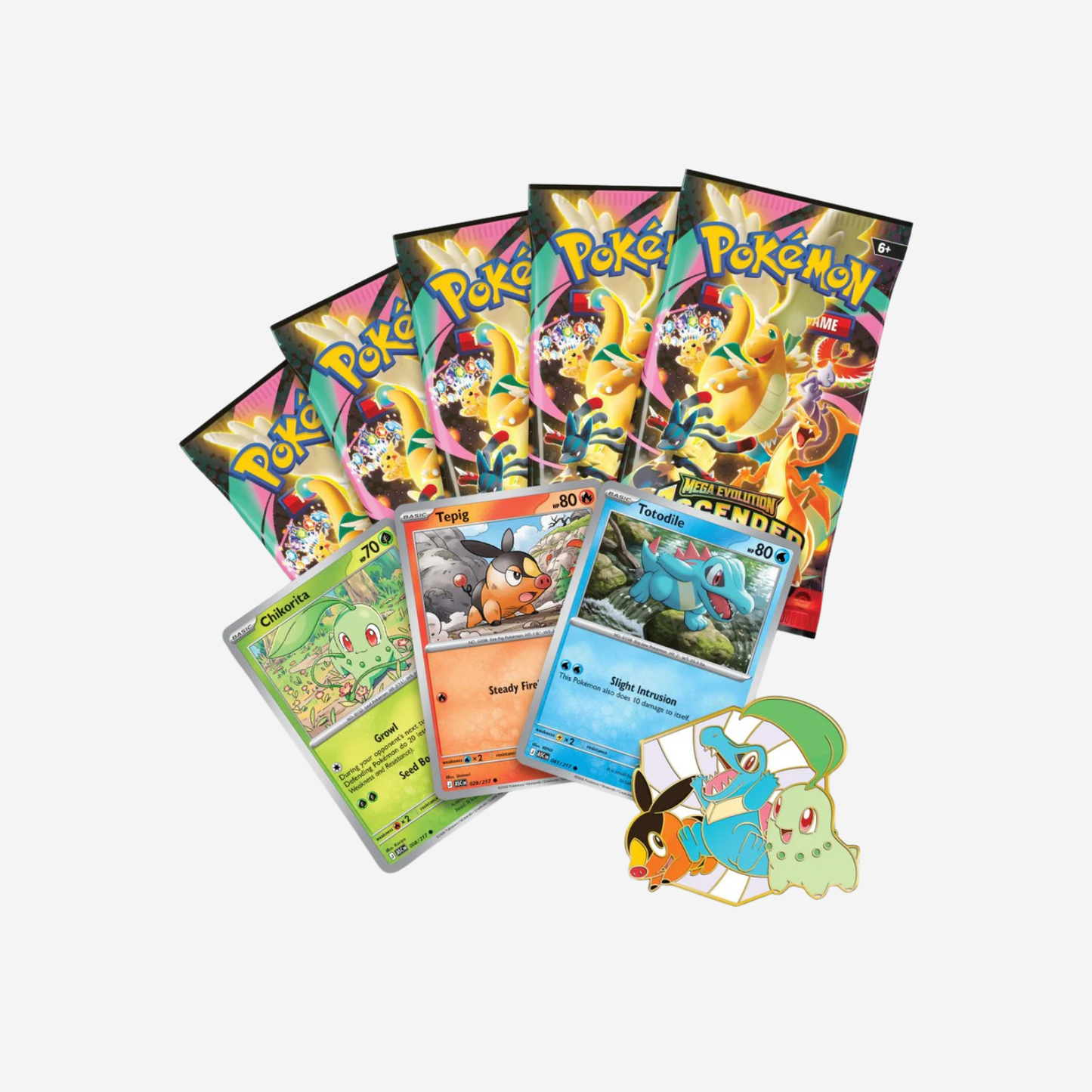 Pokemon TCG: Mega Evolution-Ascended Heroes First Partners Deluxe Pin Collection