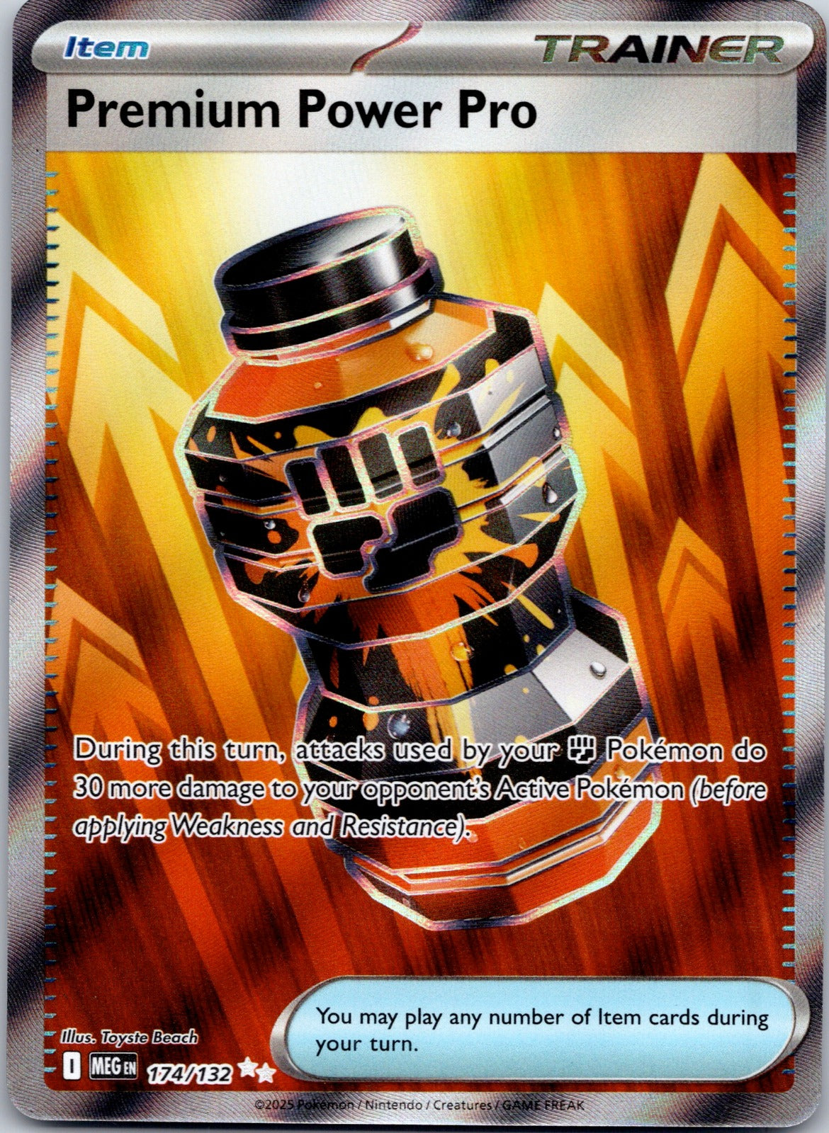 Premium Power Pro 174/132 ME01: Mega Evolution (Toyste Beach)