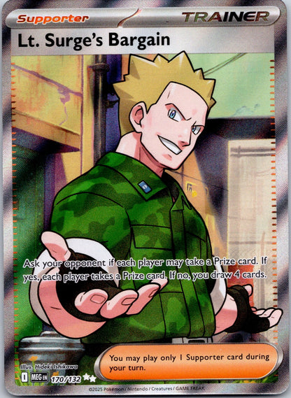 Lt. Surge's Bargain 170/132 ME01: Mega Evolution (Hideki Ishikawa)
