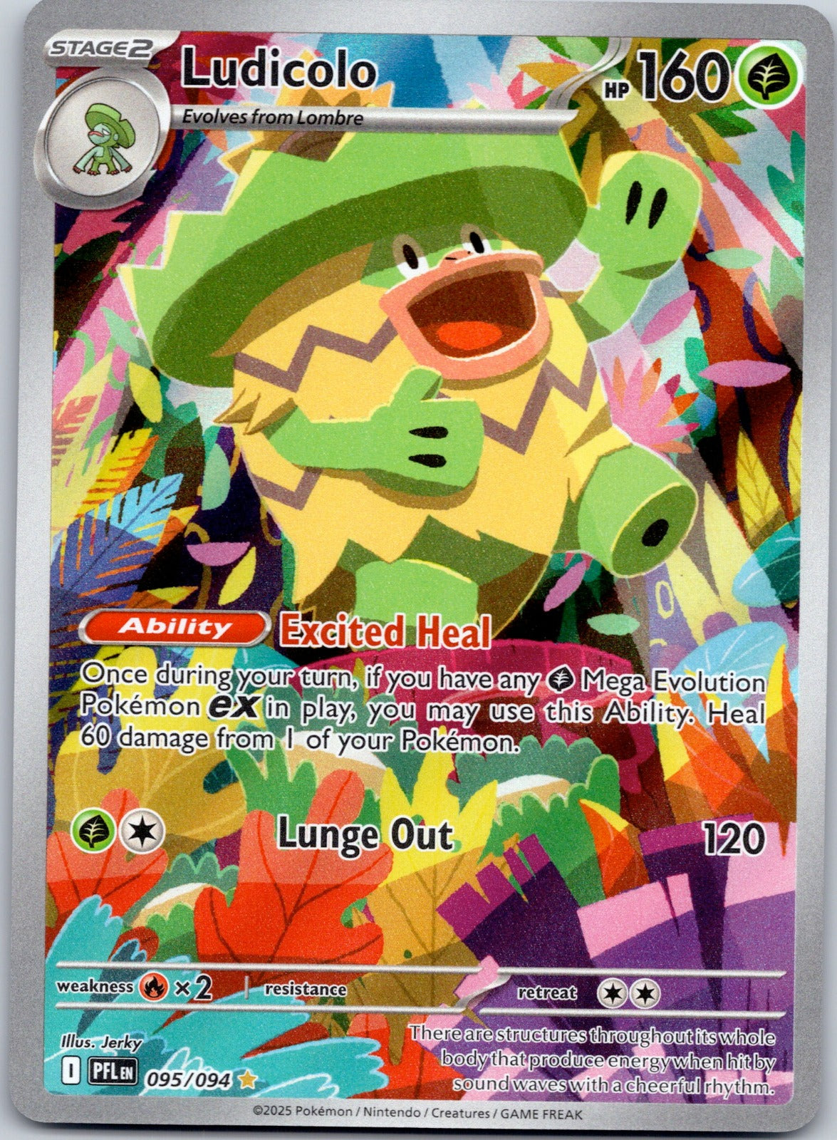 Ludicolo 095/094 ME02: Phantasmal Flames (Jerky)