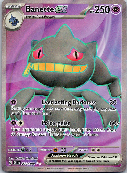 Banette ex 229/198 SV01: Scarlet & Violet Base Set (PLANETA Mochizuki)