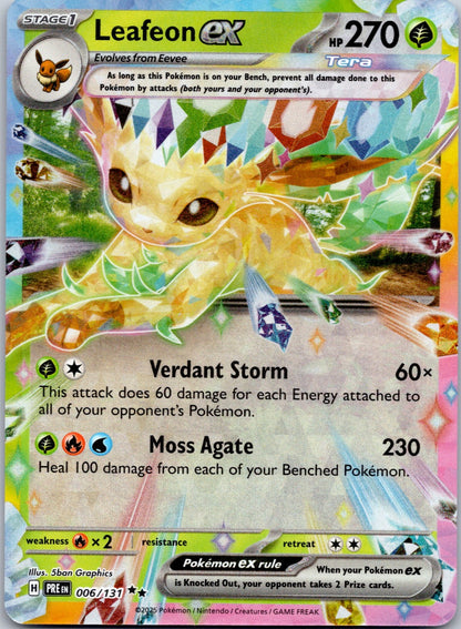 Leafeon ex 006/131 SV: Prismatic Evolutions (5ban Graphics)